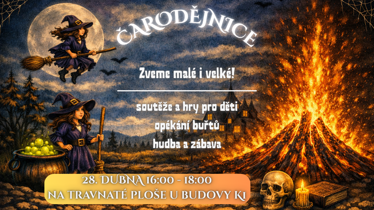 Pozvánka na školní akci: ČARODĚJNICE