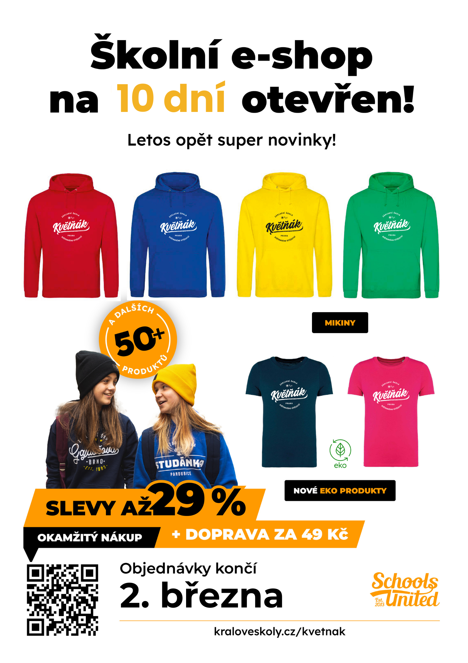 Školní e-shop znovu otevřen!